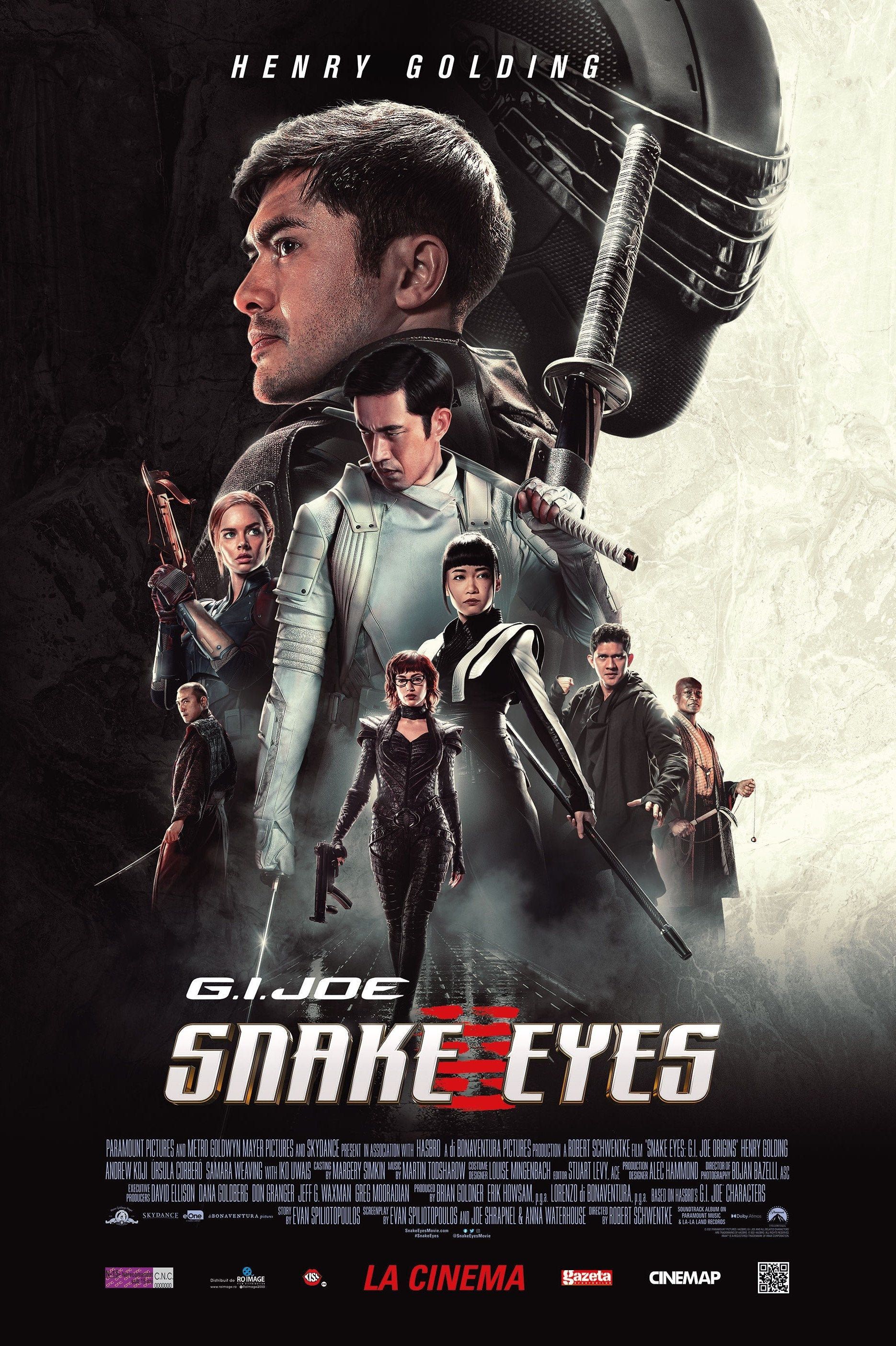 New Giclée Art Print 2021 Promo for snake Eyes: G.I. Joe. Etsy. Snake eyes gi joe, Snake eyes, Action movie poster