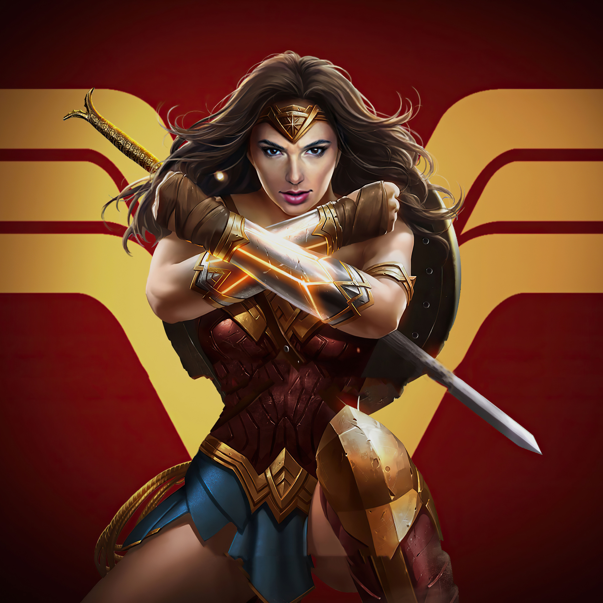 Wonder Woman Dc Injustice 2 Mobile iPad Air HD 4k Wallpaper, Image, Background, Photo and Picture