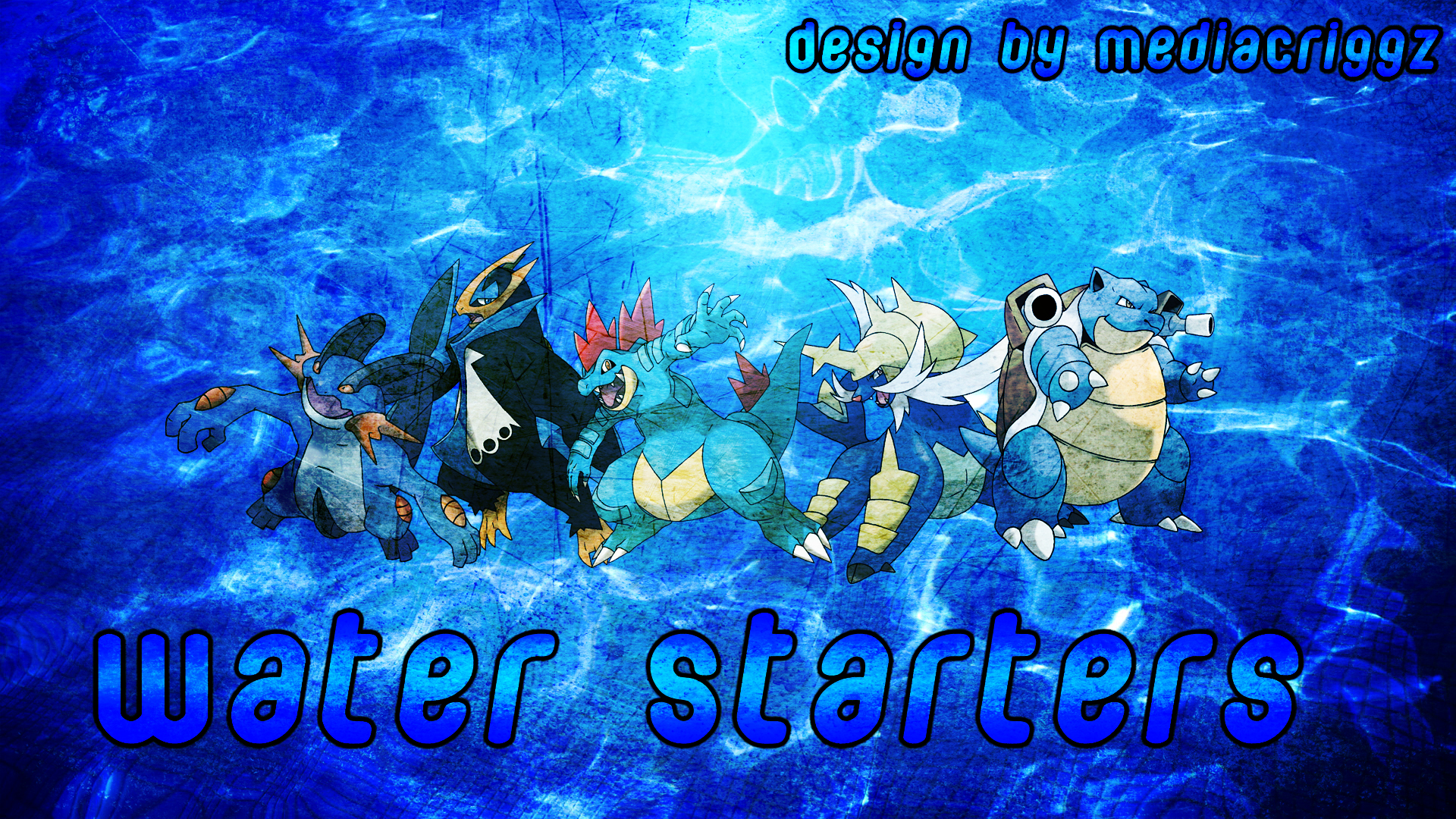 Free download pokemon water starters wallpaper by mediacriggz fan art wallpaper [1920x1080] for your Desktop, Mobile & Tablet. Explore Water Pokemon Wallpaper. Ghost Pokemon Wallpaper, Wallpaper Pokemon X Y