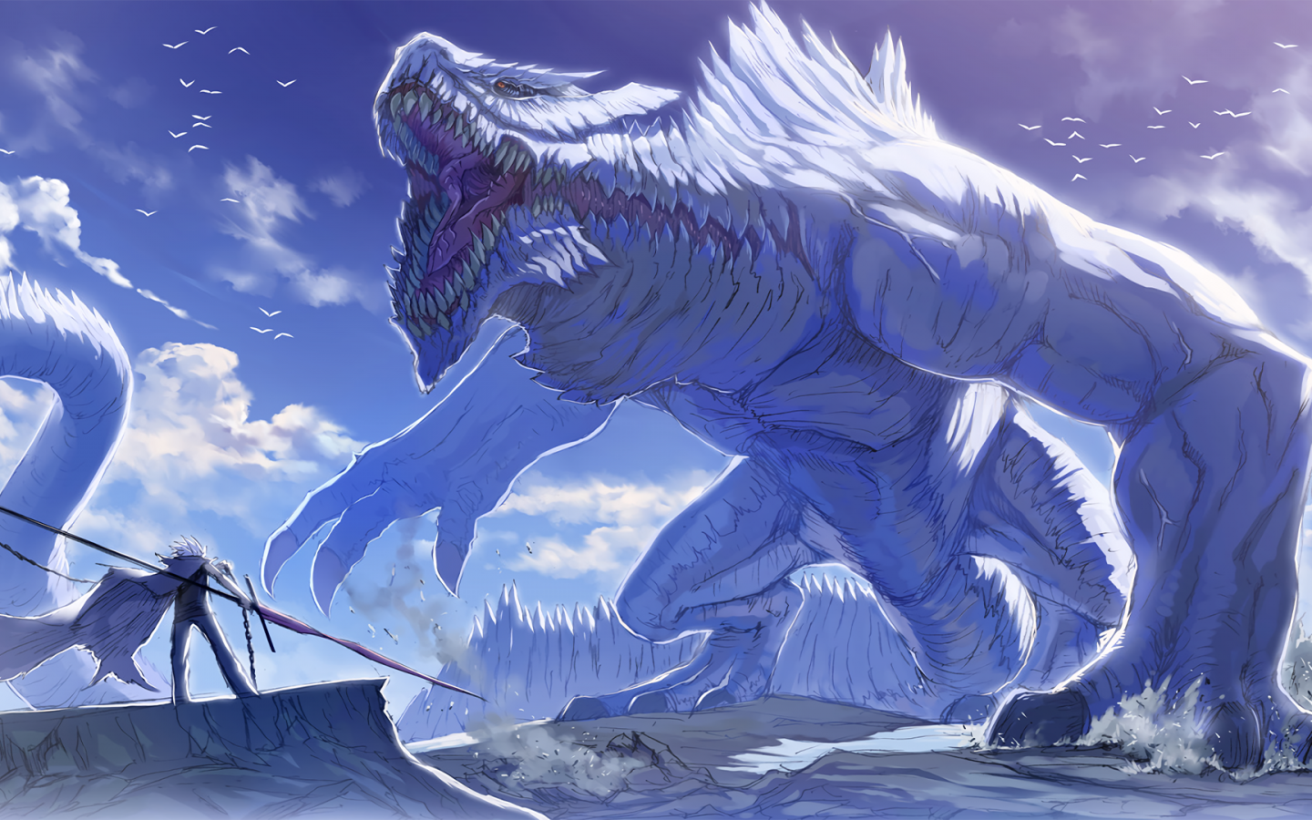 Free download Anime Wallpaper Pretty Cool Monster fight image Indie DB [1920x1080] for your Desktop, Mobile & Tablet. Explore View Anime Wallpaper. View Anime Wallpaper, View Wallpaper, Surface View Wallpaper