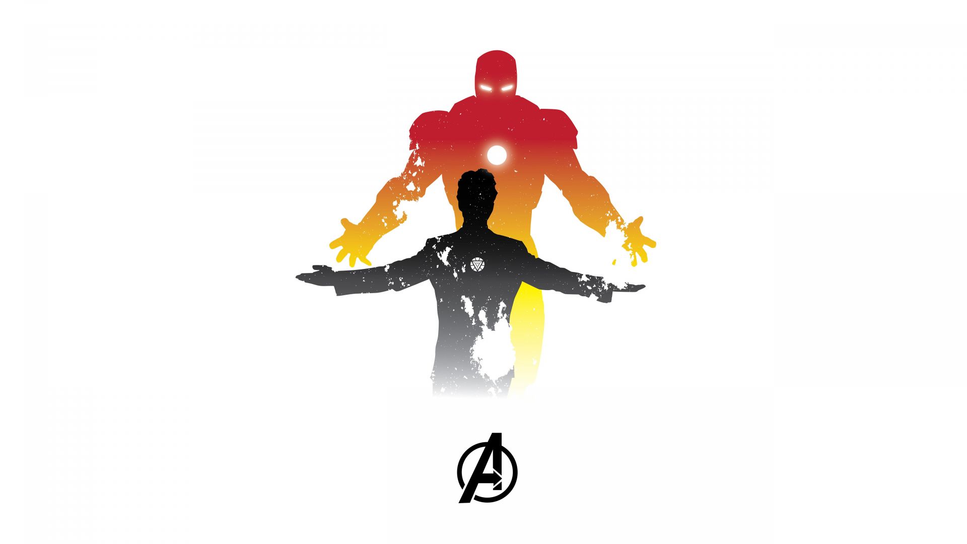 Iron man, marvel, artwork, minimal wallpaper, HD image, picture, background, 4e14ff