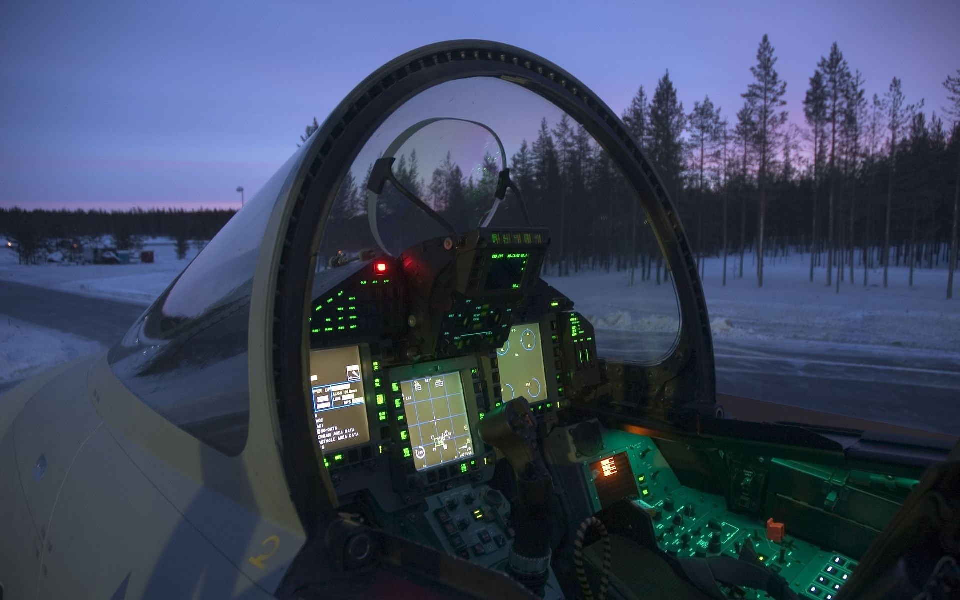 Free computer wallpaper, Eurofighter Typhoon Cockpit Interior Night View (1920x1200). Cockpit, Fighter aircraft, Fighter jets