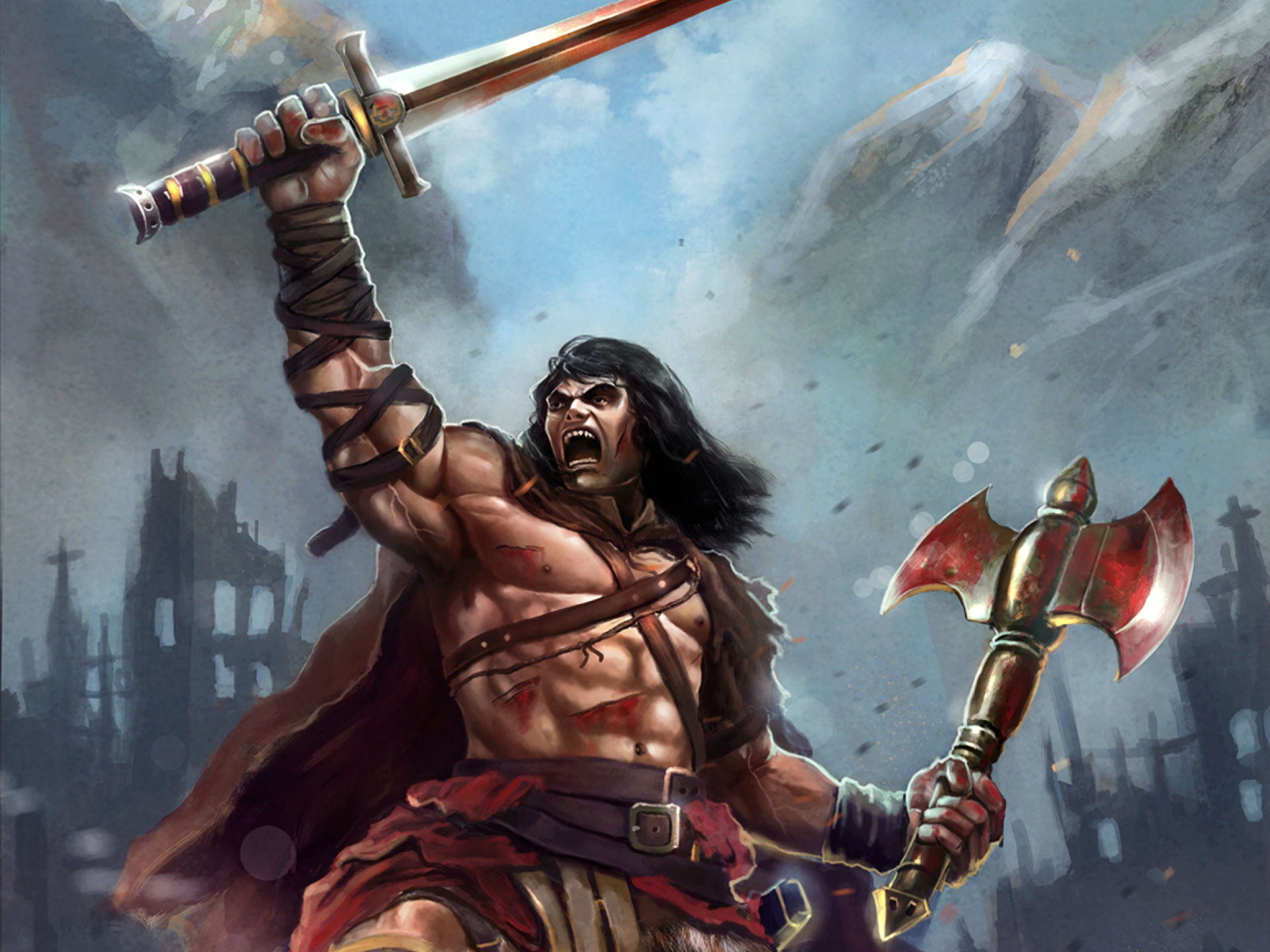 conan, The, Barbarian, Fx Wallpaper HD / Desktop and Mobile Background