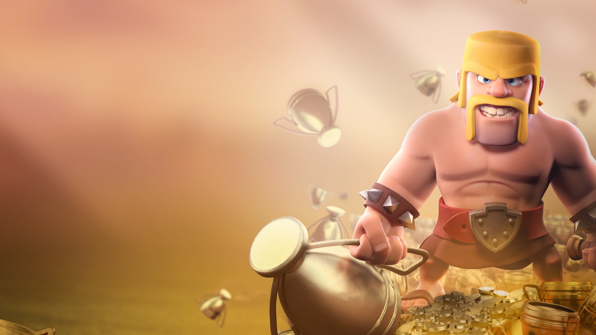 Barbarian Clash Of Clans HD 2048x1152 Resolution HD 4k Wallpaper, Image, Background, Photo and Picture