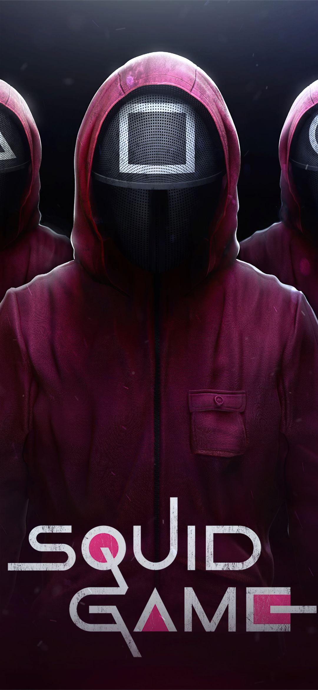 squid game fanart iPhone Wallpaper Free Download