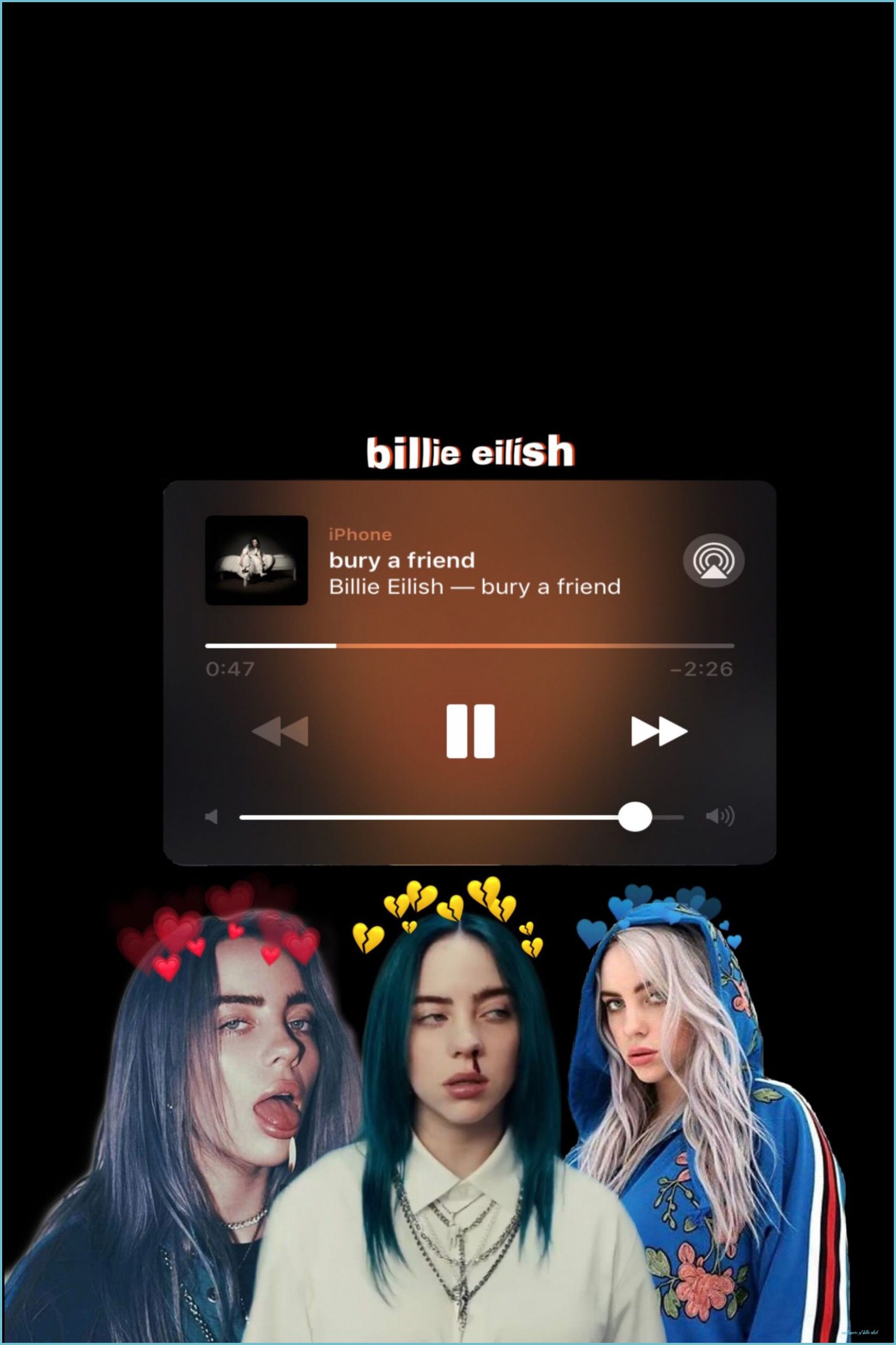 Billie Eilish iPhone Wallpaper, HD Billie Eilish iPhone Background on WallpaperBat