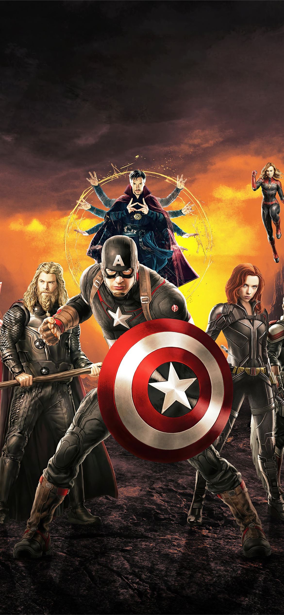 Best Avengers iPhone 12 HD Wallpaper