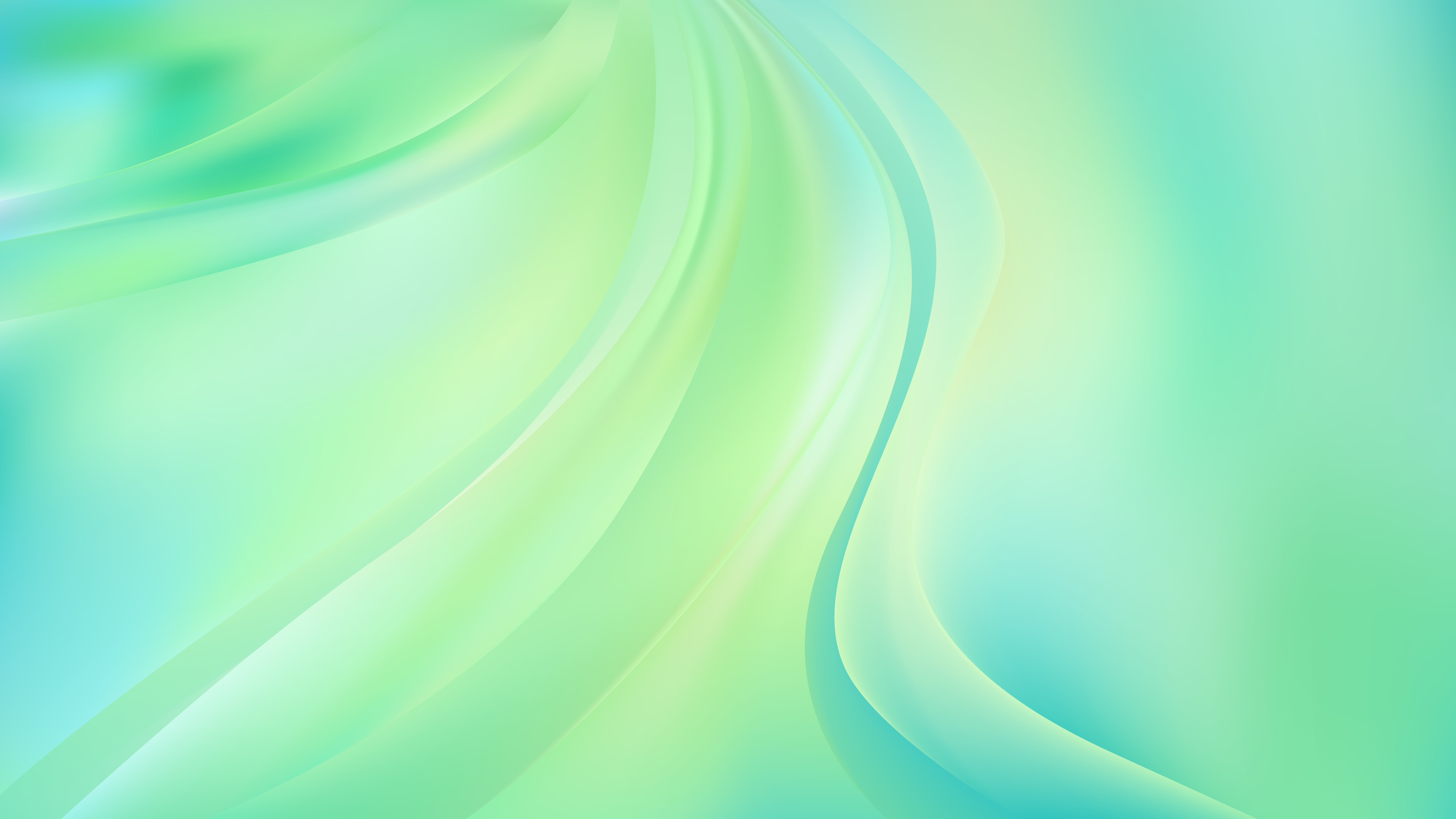 Abstract Glowing Mint Green Wave Background Green Abstract Background