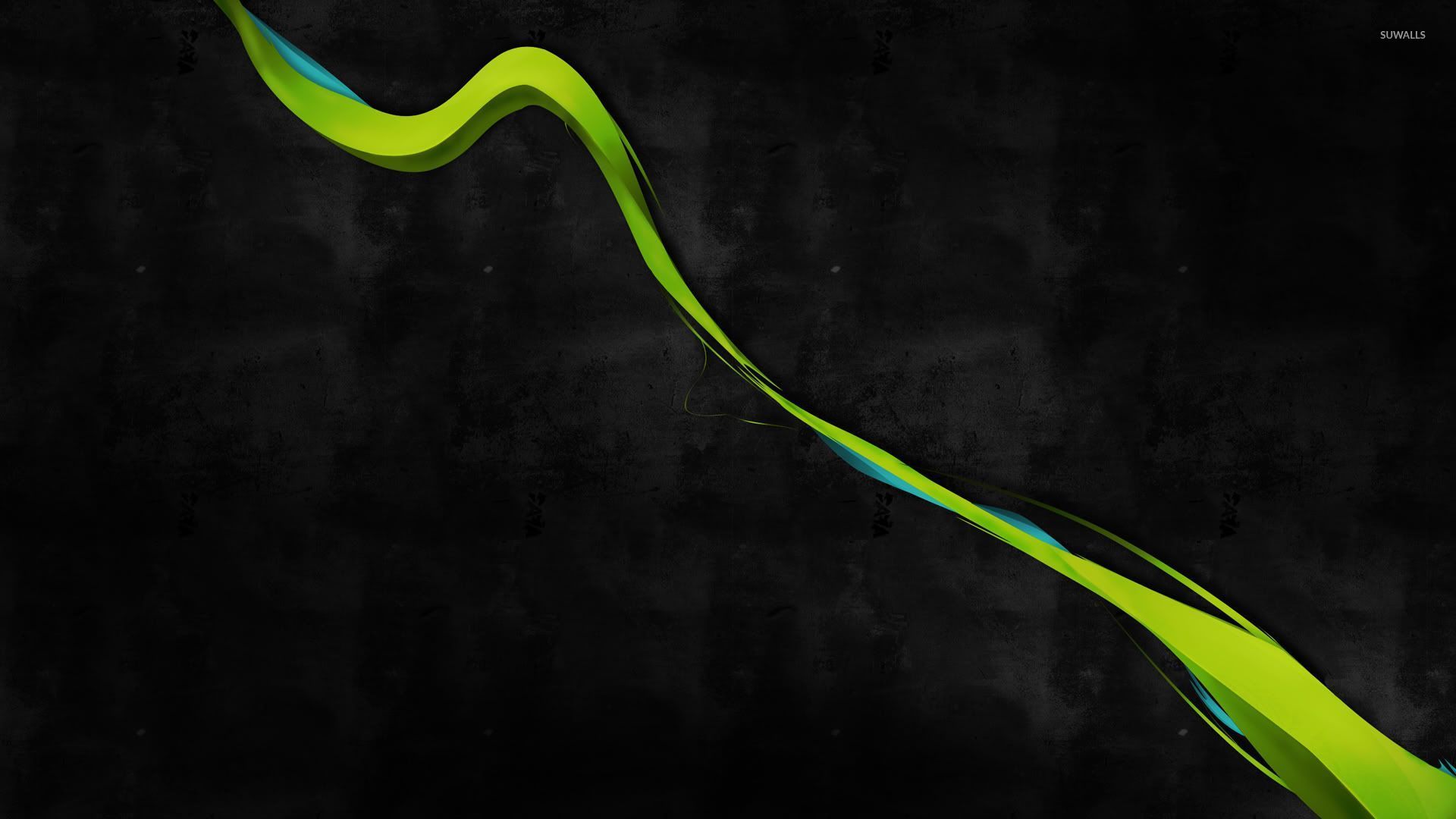 Green wave wallpaper wallpaper