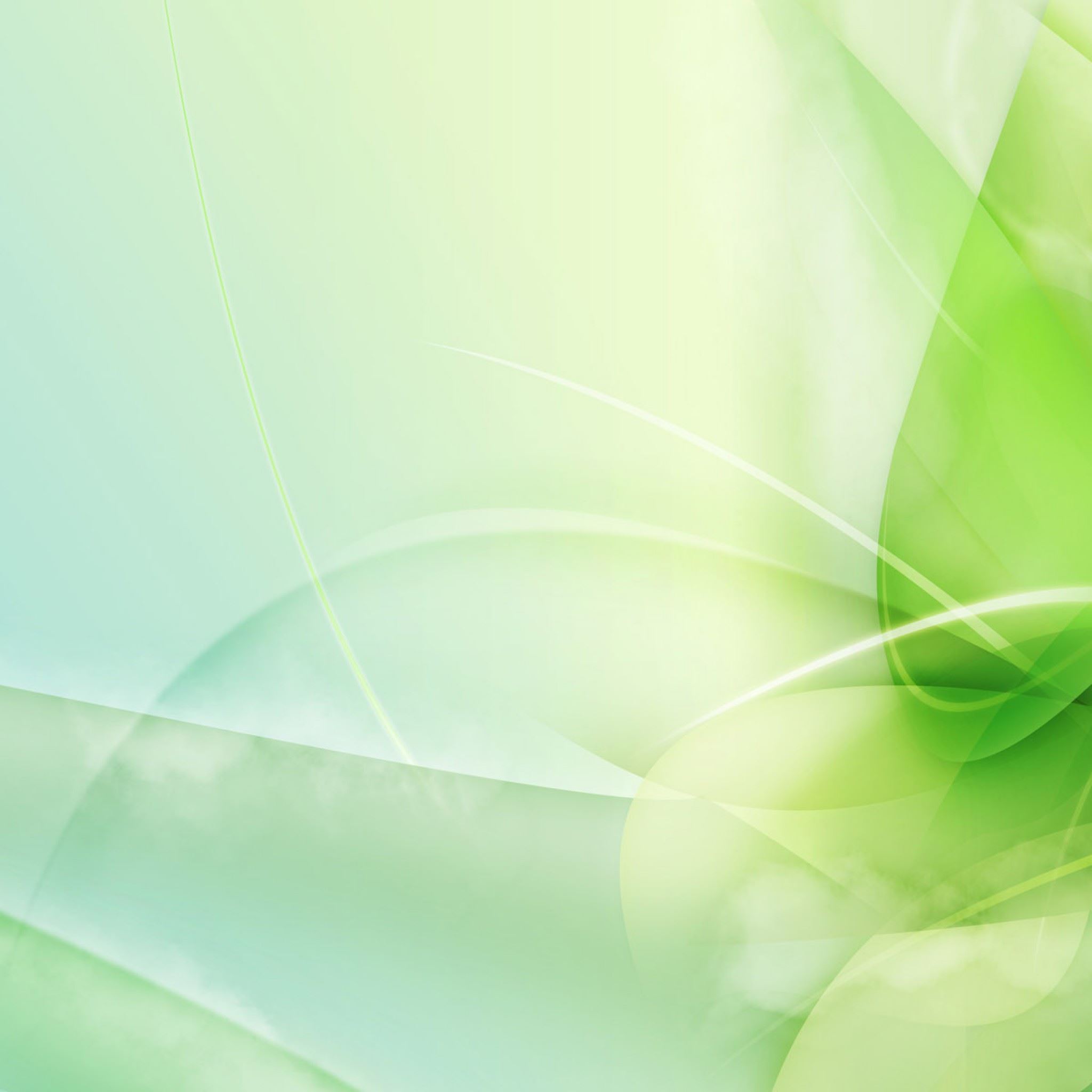 Abstract Green Wave iPad Air Wallpaper Free Download