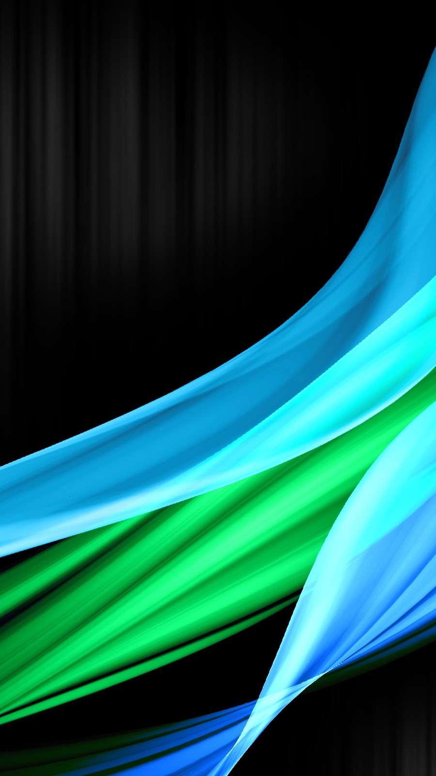 Blue and Green Wave iPhone Wallpaper Free Download