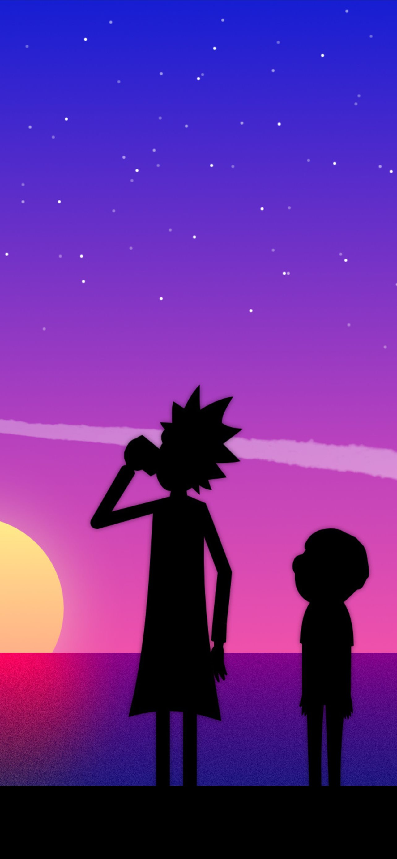 Best Rick and morty iPhone HD Wallpaper