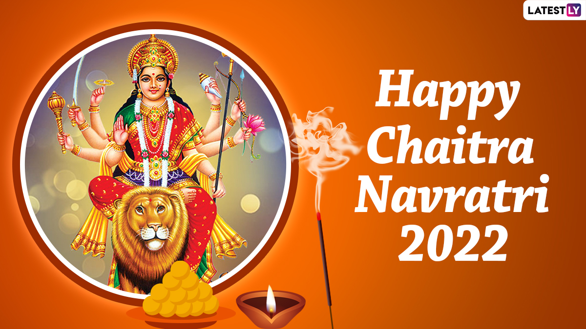 Chaitra Navratri 2022 Wishes & HD Image: Vasant Navratri Greetings, Maa Durga Wallpaper, Quotes, WhatsApp Stickers, Messages and SMS for Family and Friends