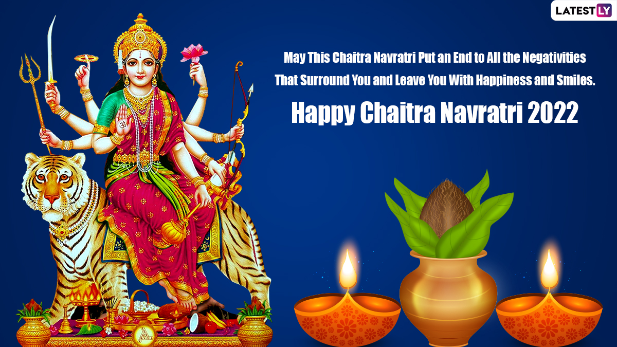 Happy Chaitra Navratri 2022 Wishes: Download Navratri Message for WhatsApp in Hindi and English, Maa Durga Image, HD Wallpaper, Status and SMS To Celebrate the Festival