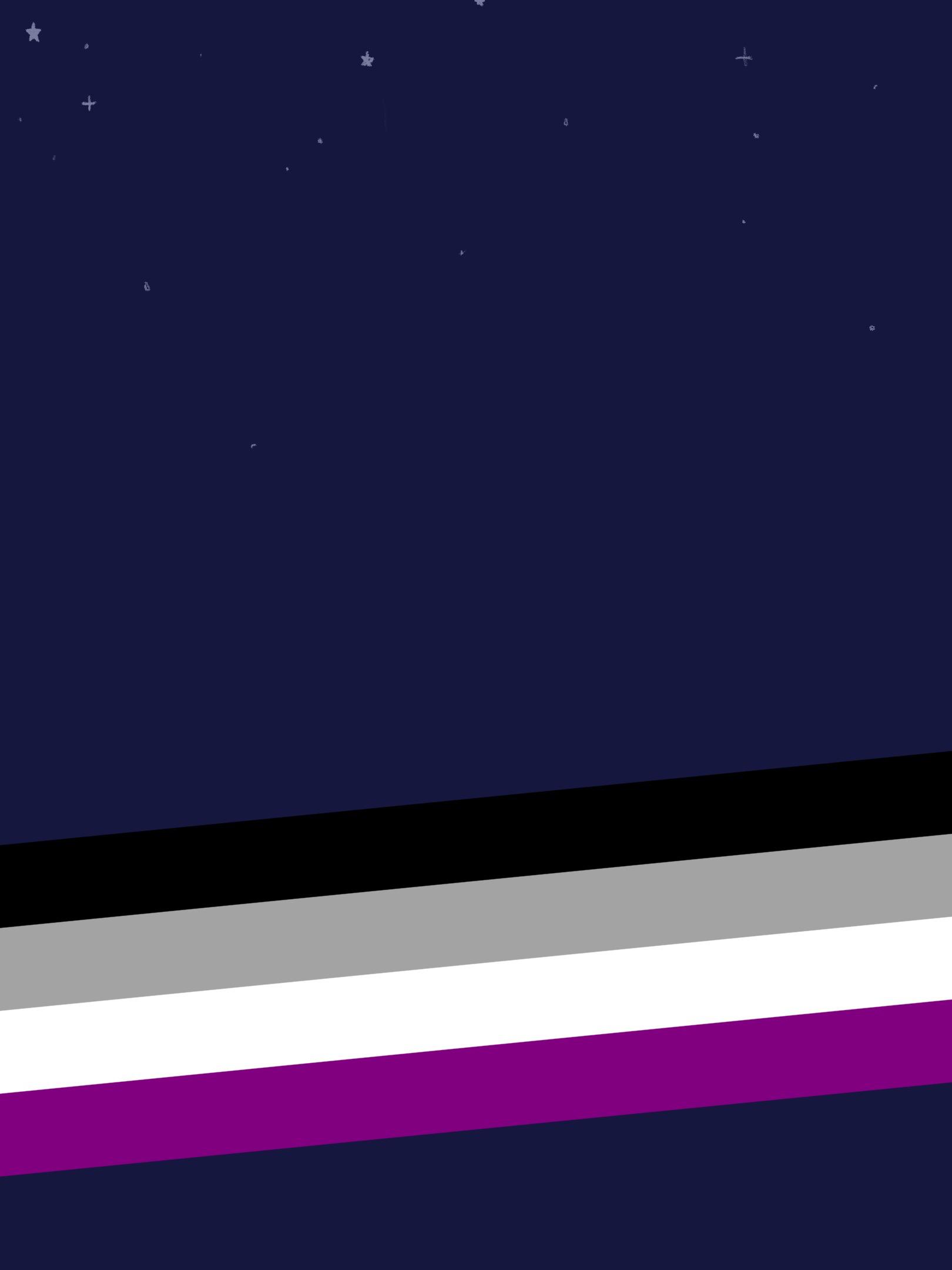 I made an asexual wallpaper for my iPad, I thought I'd share it here :)