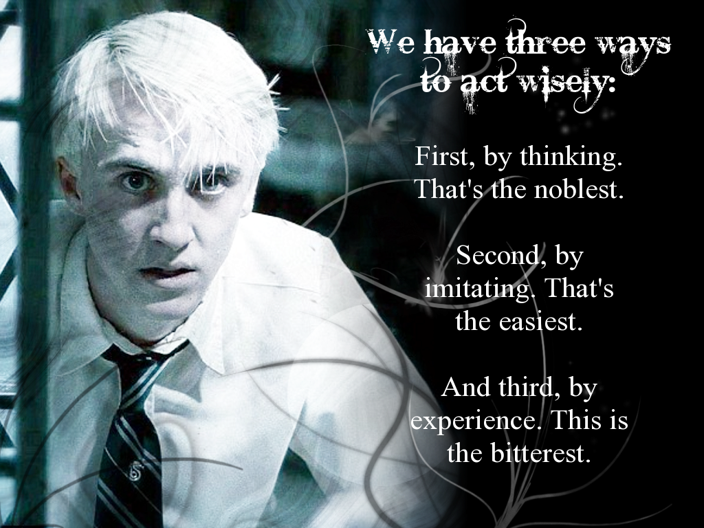 Draco Malfoy Potter Wallpaper