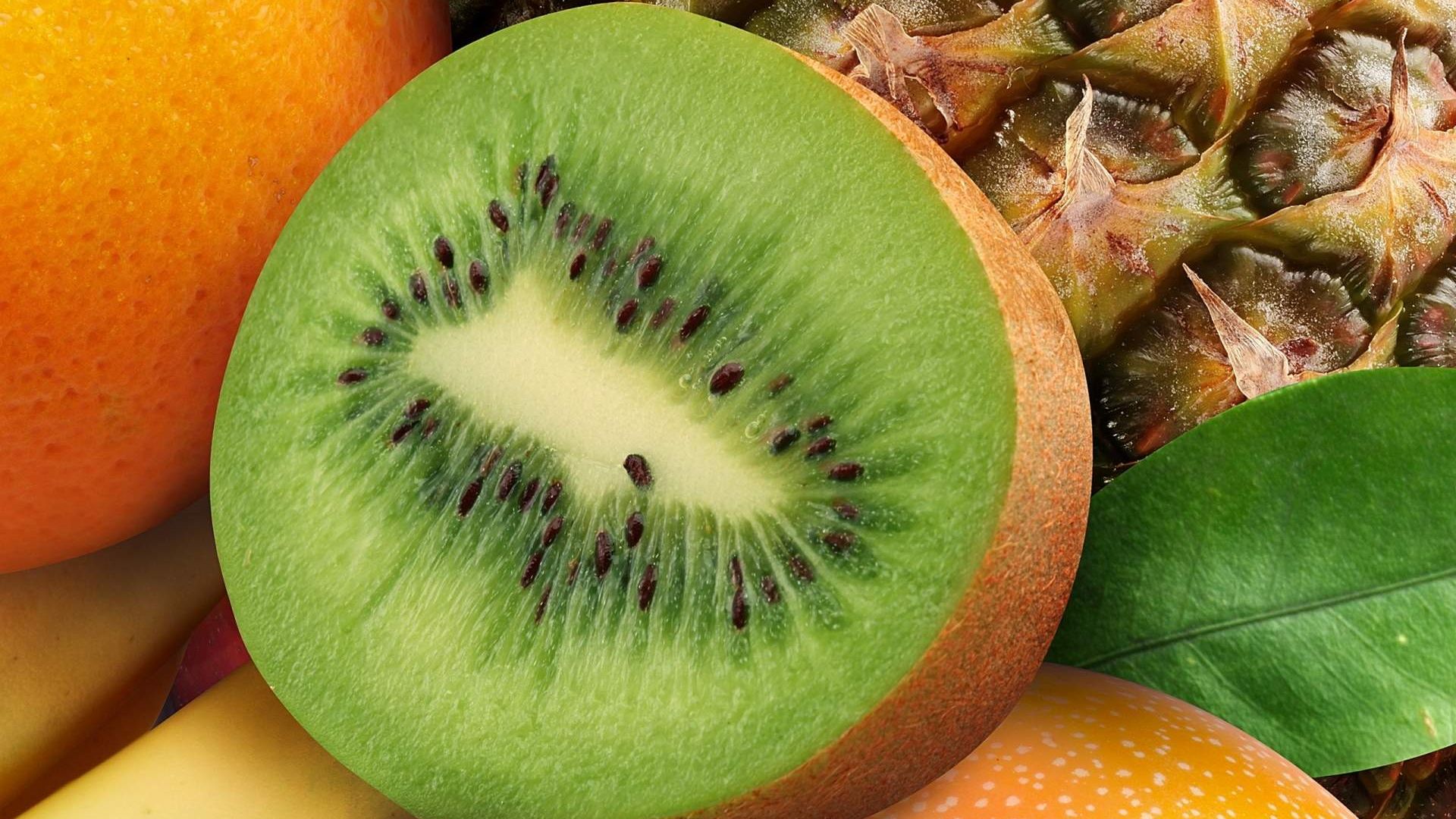 Desktop Wallpaper Fruit Kiwi, HD Image, Picture, Background, Ge81ym