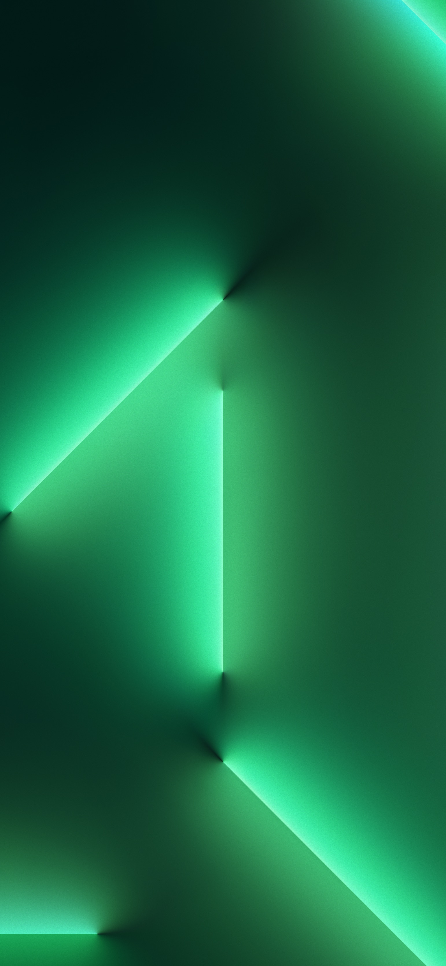 Download the new green iPhone 13 wallpaper right here