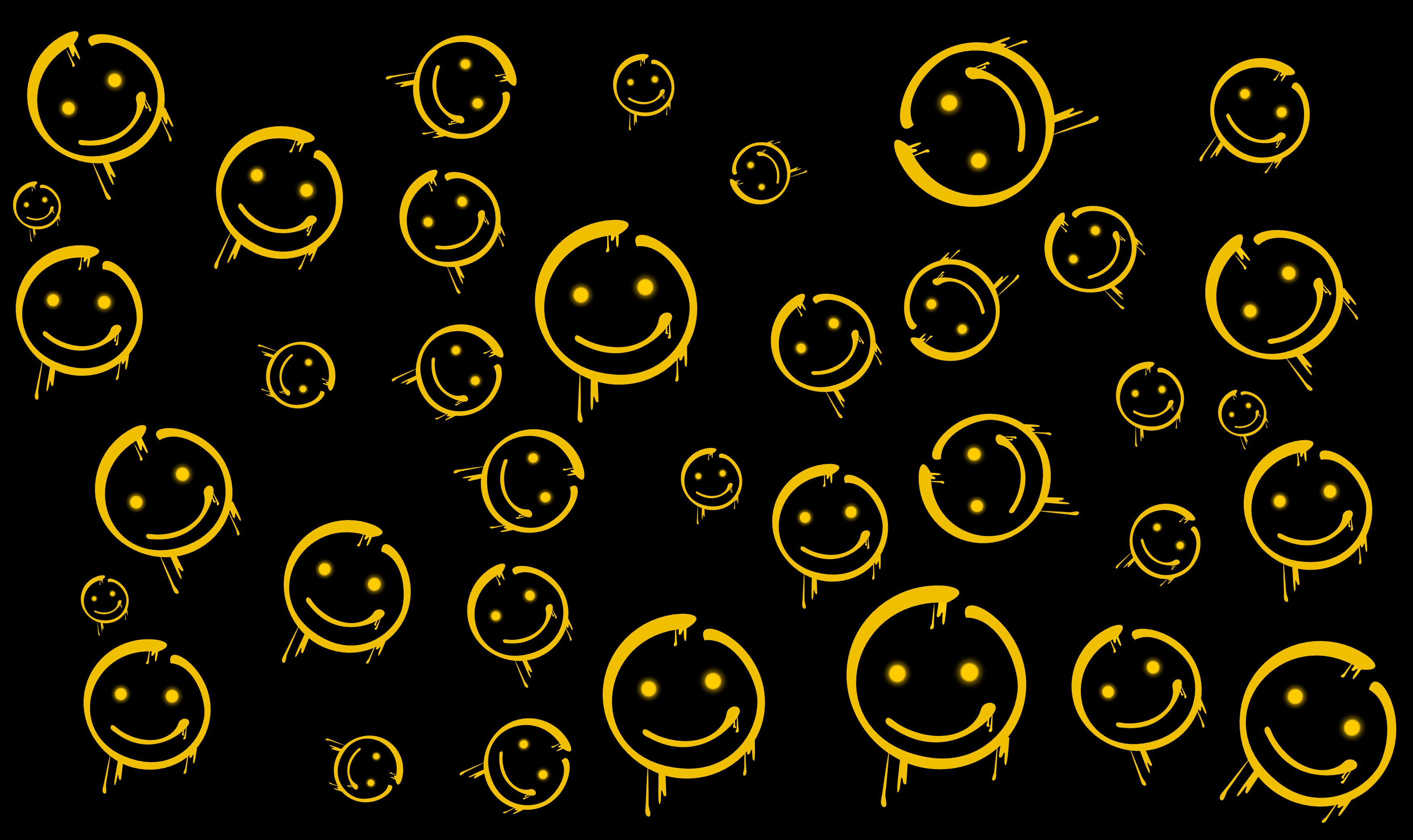 Premium Vector  Flowing smiling face seamless pattern funny melt smile  faces hand drawn doodle cartoon character