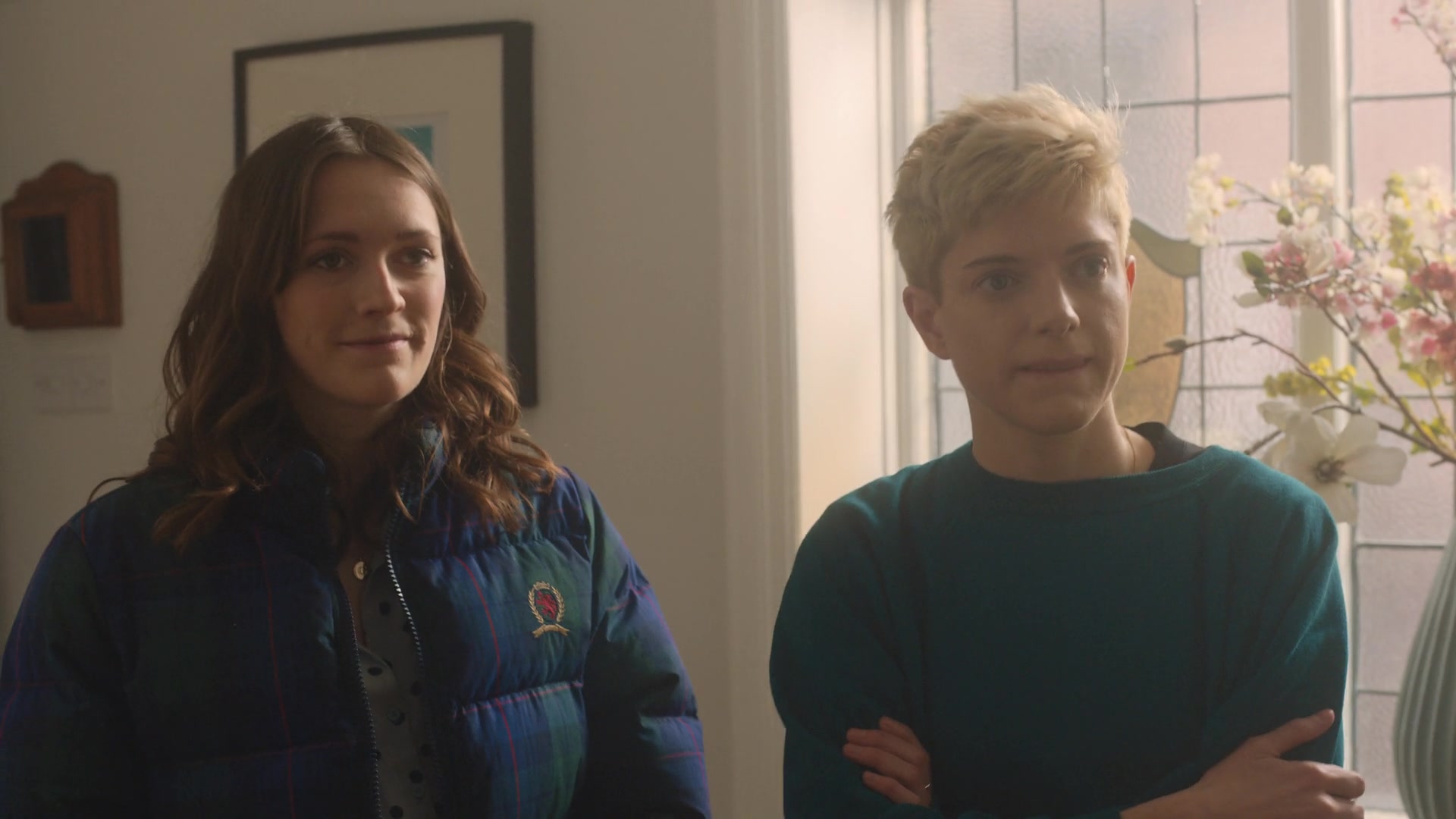 Tommy Hilfiger Jacket Worn By Charlotte Ritchie In Feel Good S01E02 (2020)