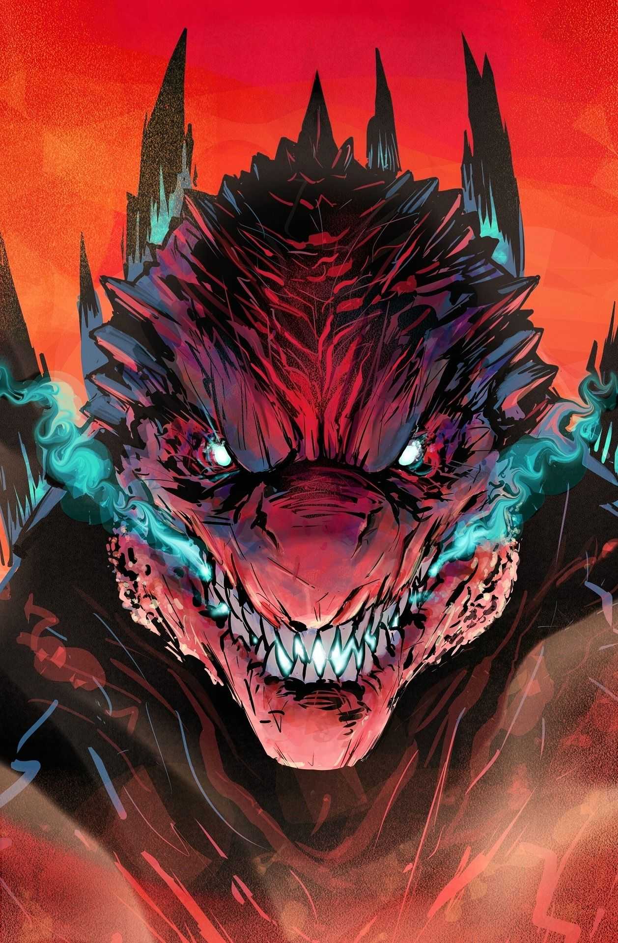 Godzilla 2022 Face