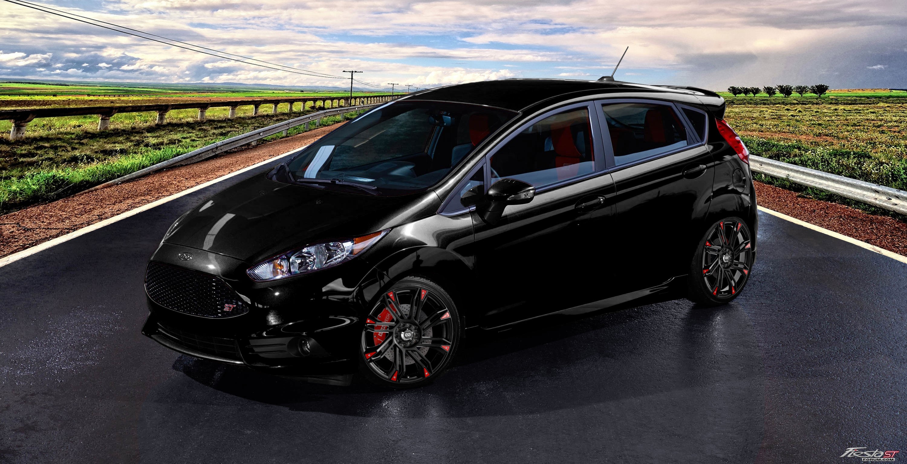 Fiesta St Enkei Performance GW8 Black. Fiesta ST Forum