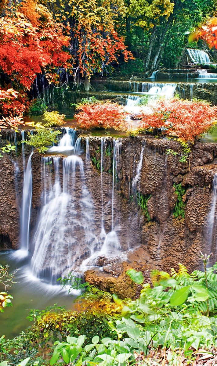 Natureza Exuberante. Beautiful waterfalls, Waterfall wallpaper, Waterfall background