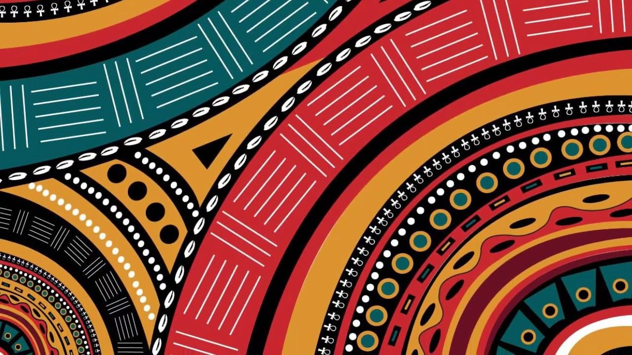 Tribal African Inspired Pattern in Adobe Illustrator. Africa art design, Africa art, African symbols