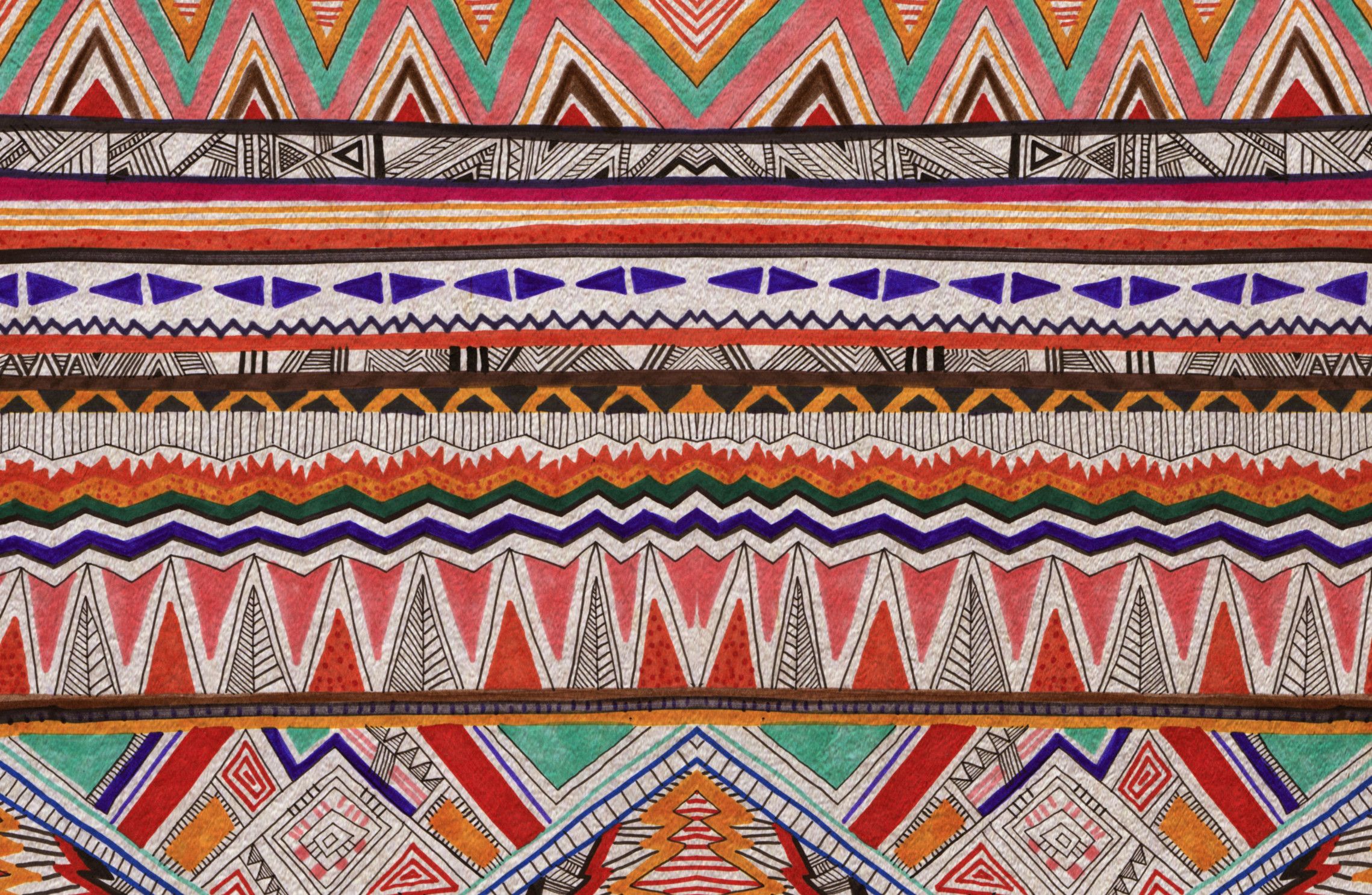 Tribal Pattern Wallpaper