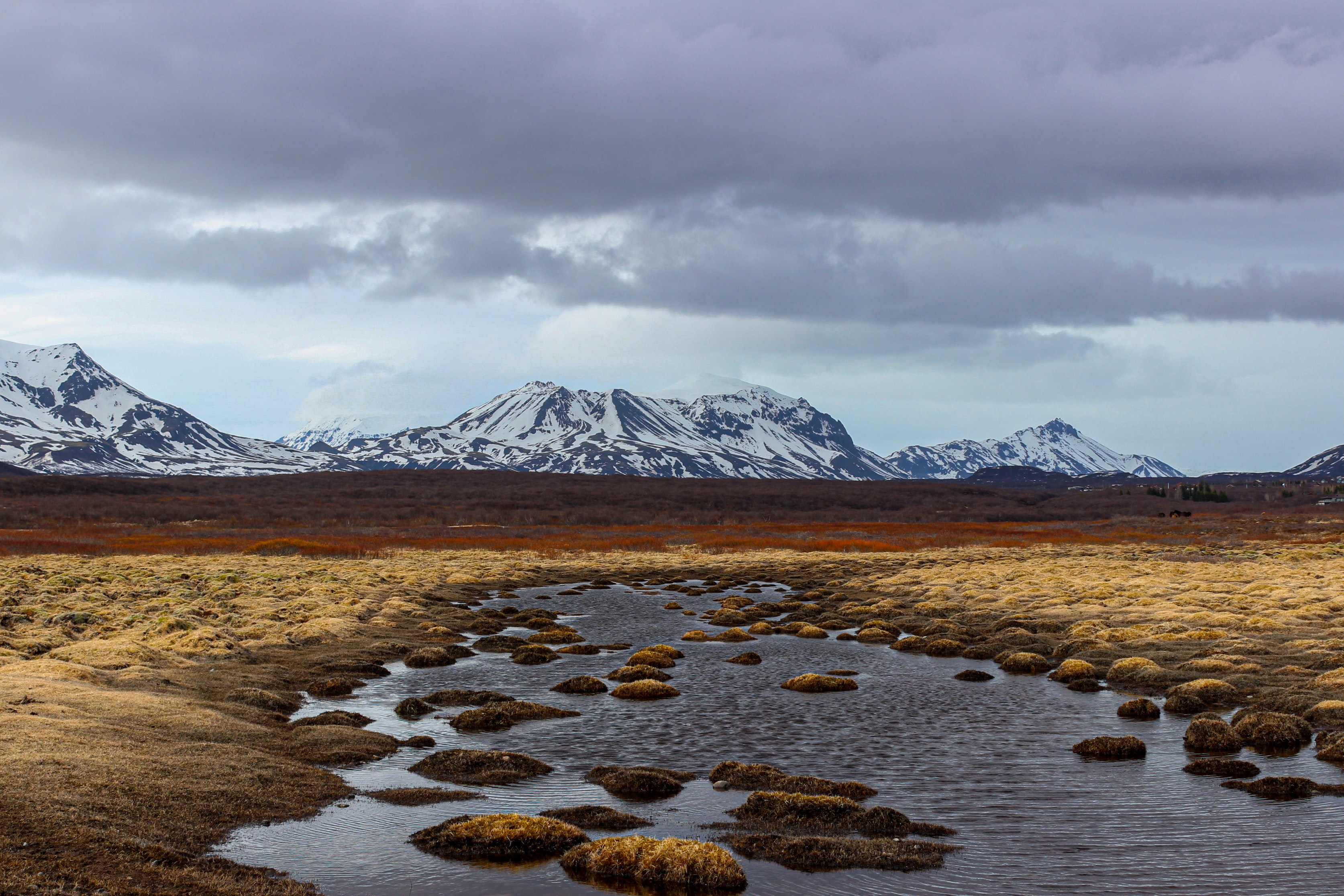 Iceland Brown Gray Mountains 4k, HD Nature, 4k Wallpaper, Image, Background, Photo and Picture