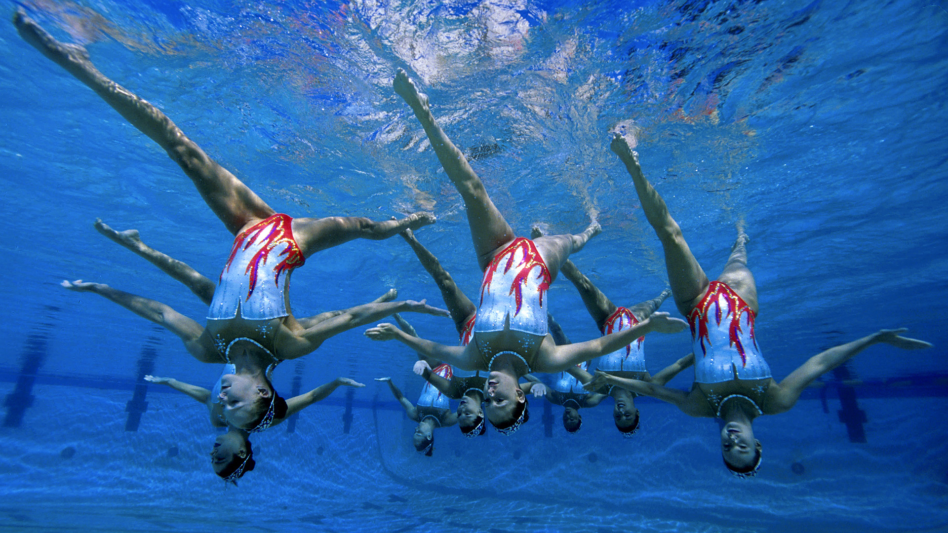 Download Latest HD Wallpaper of, Sports, Synchronized Swimming