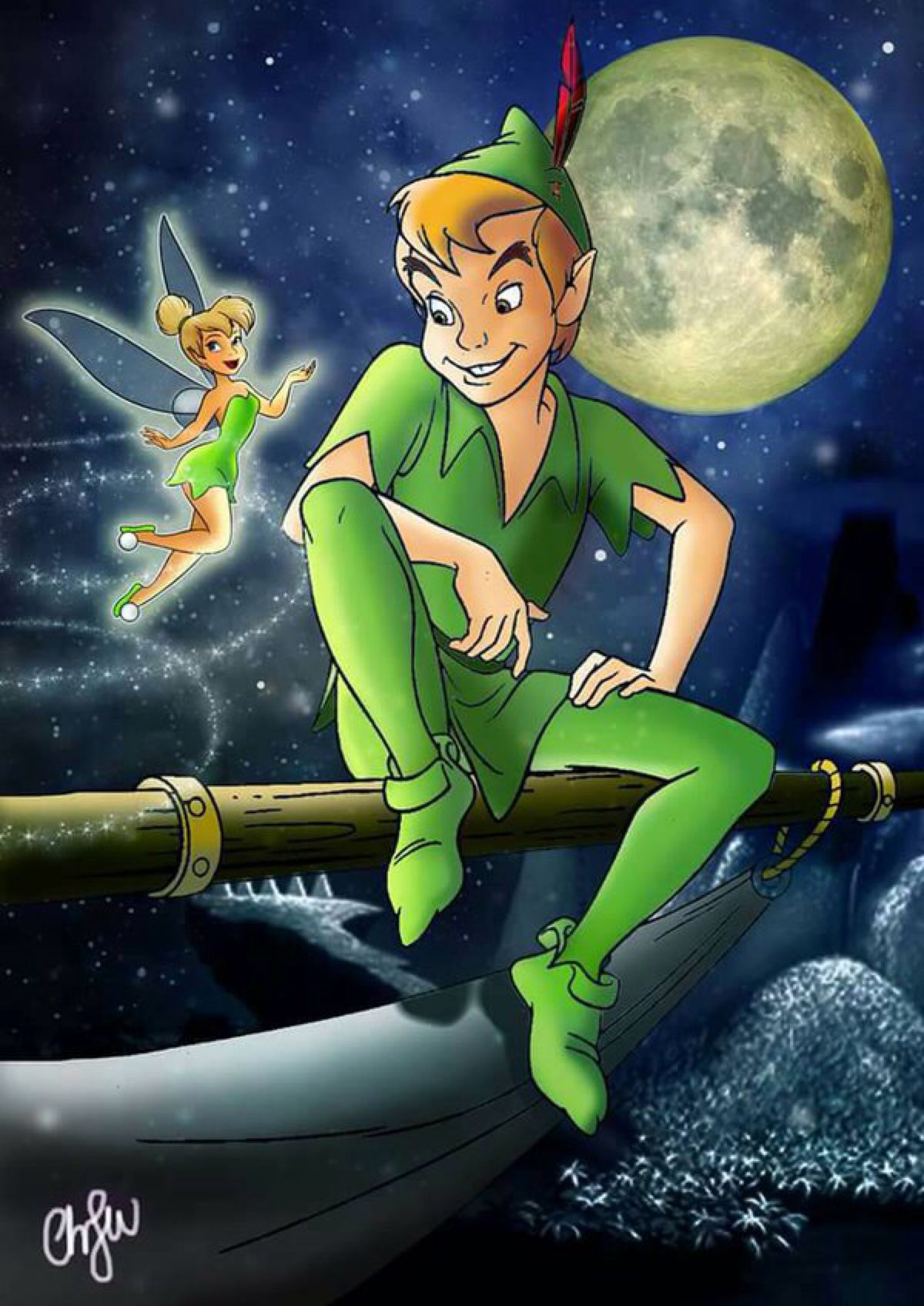 Take Me Away to Neverland- Peter Pan and Tinker Bell. Peter pan disney, Peter pan and tinkerbell, Peter pan
