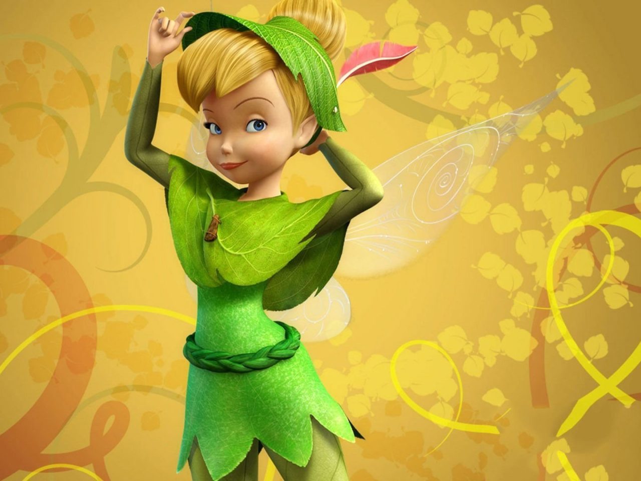 Tinker Bell As Peter Pan Full HD Wallpaper And Background 1920x1080, Wallpaper13.com