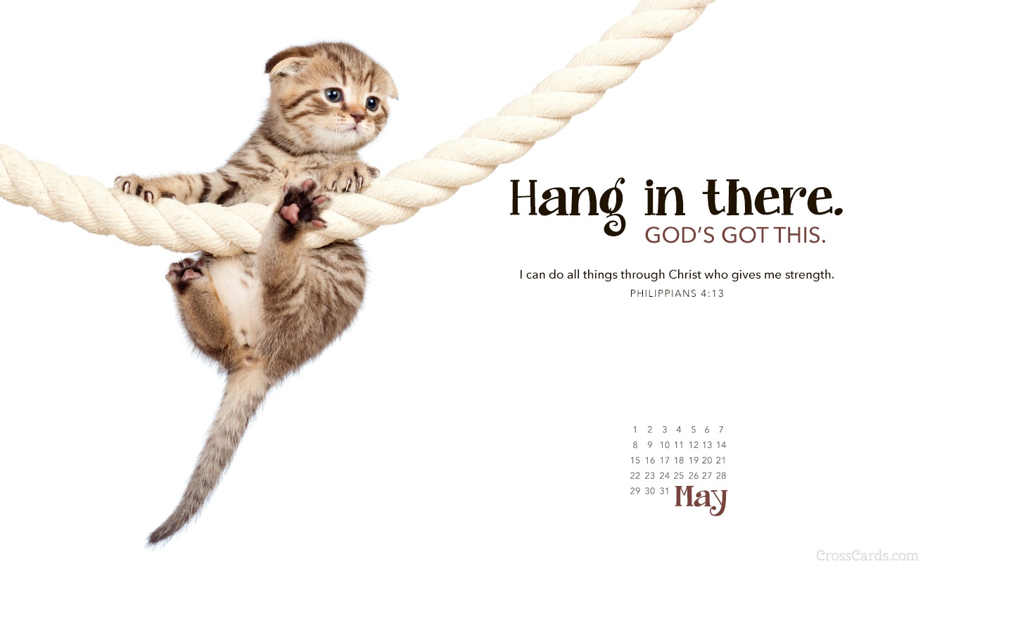 May 2016 in There Desktop Calendar- Free May Wallpaper