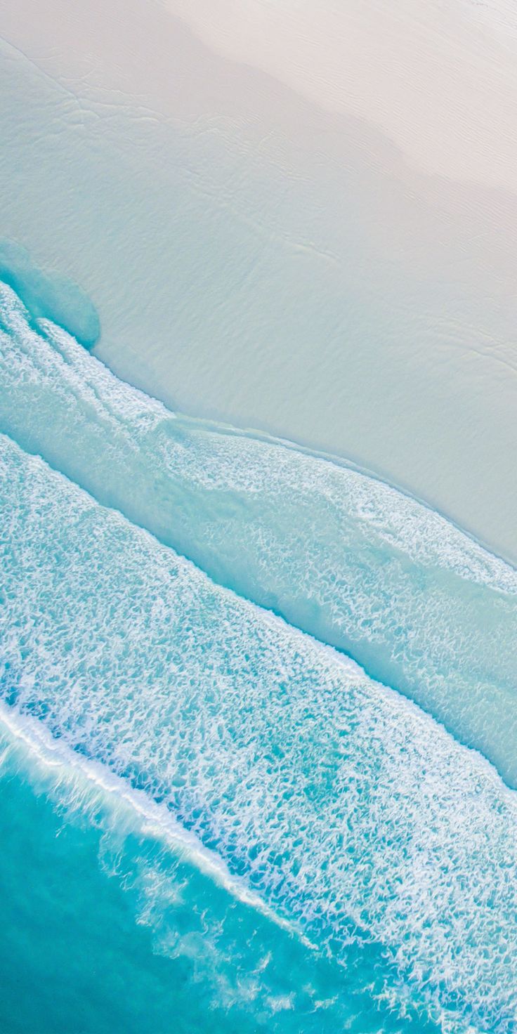 Beach, aerial view, soft, stock, 1080x2160 wallpaper. Beach wallpaper, Summer wallpaper, Ocean wallpaper