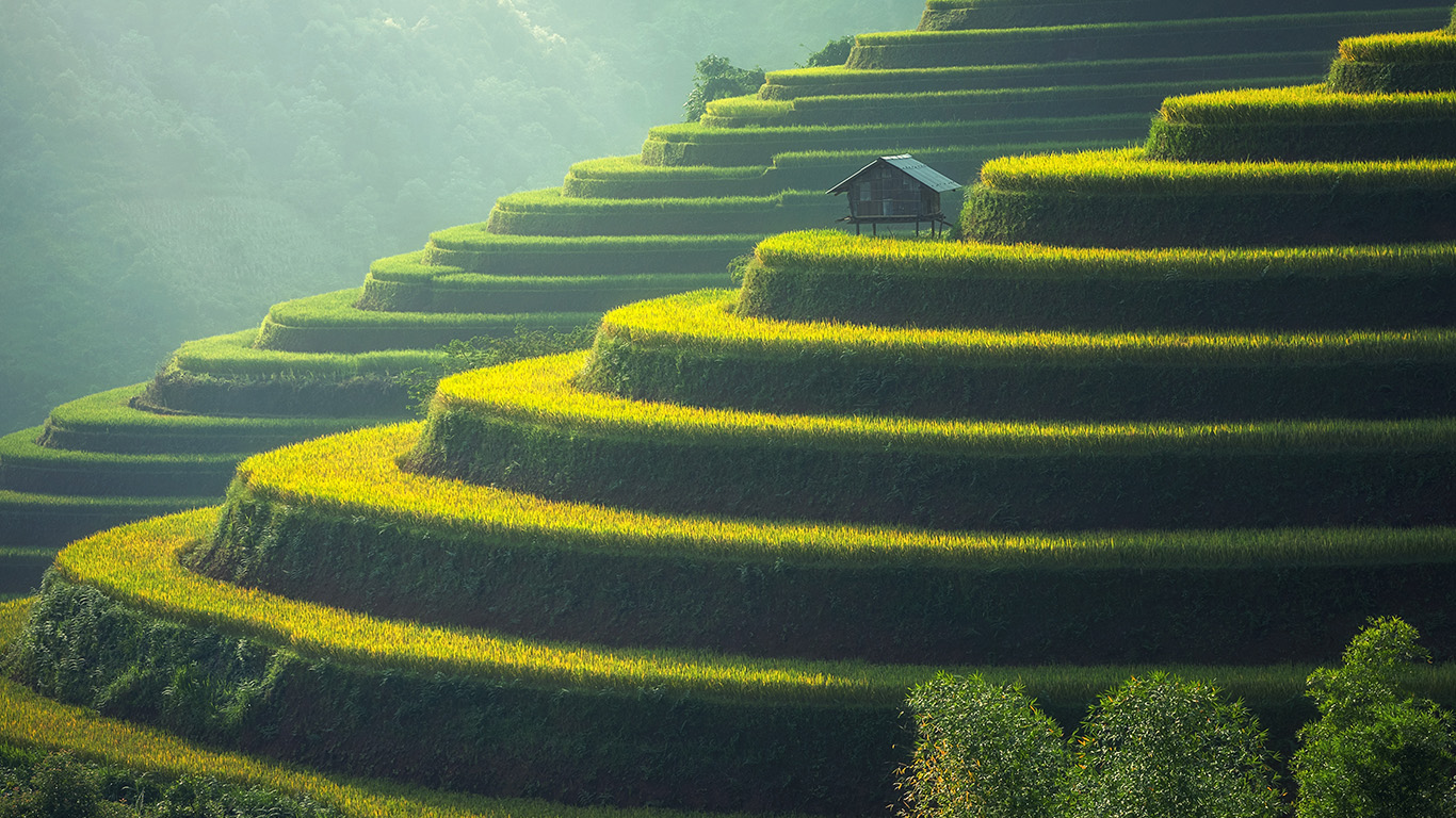 wallpaper for desktop, laptop. nature farm green spring calm