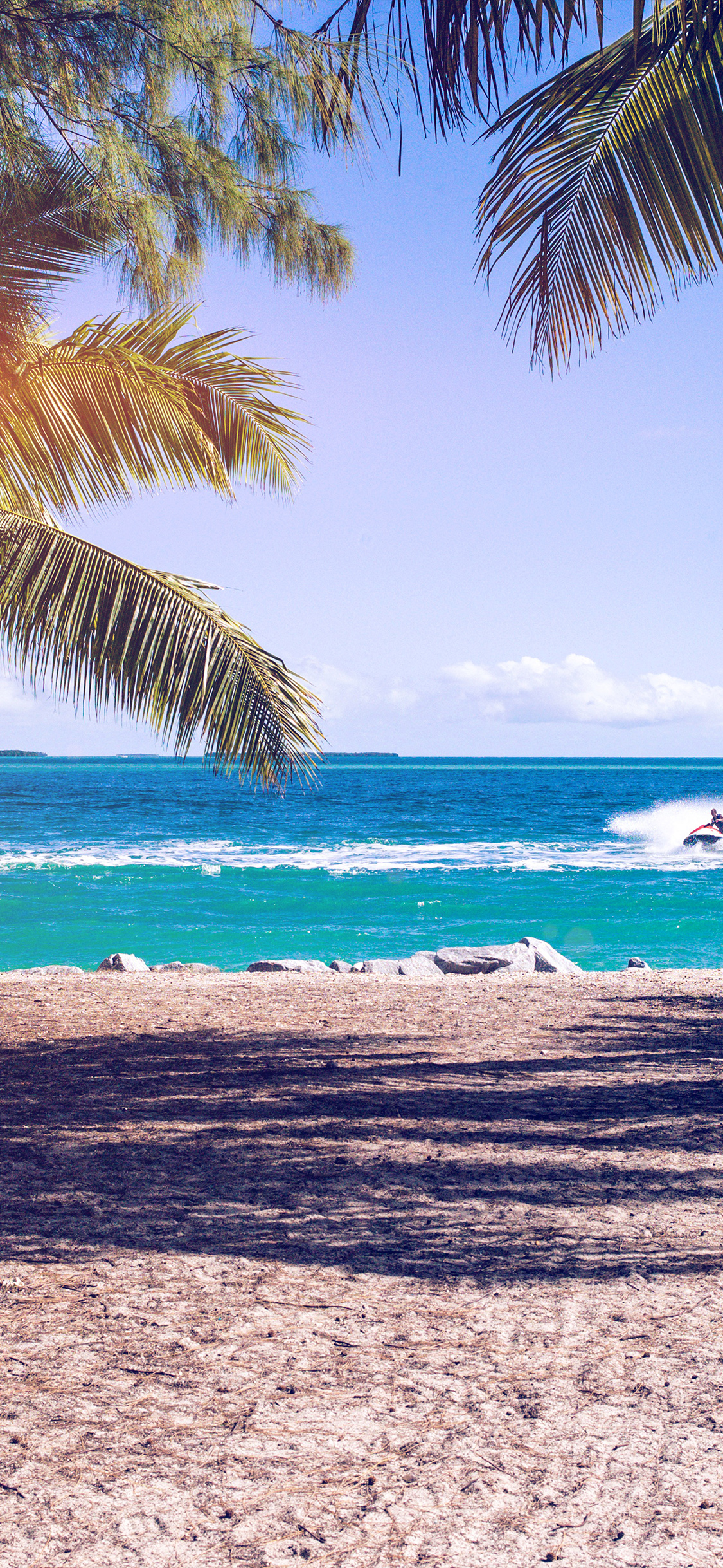 iPhone X wallpaper. summer vacation ocean sea nature beach blue