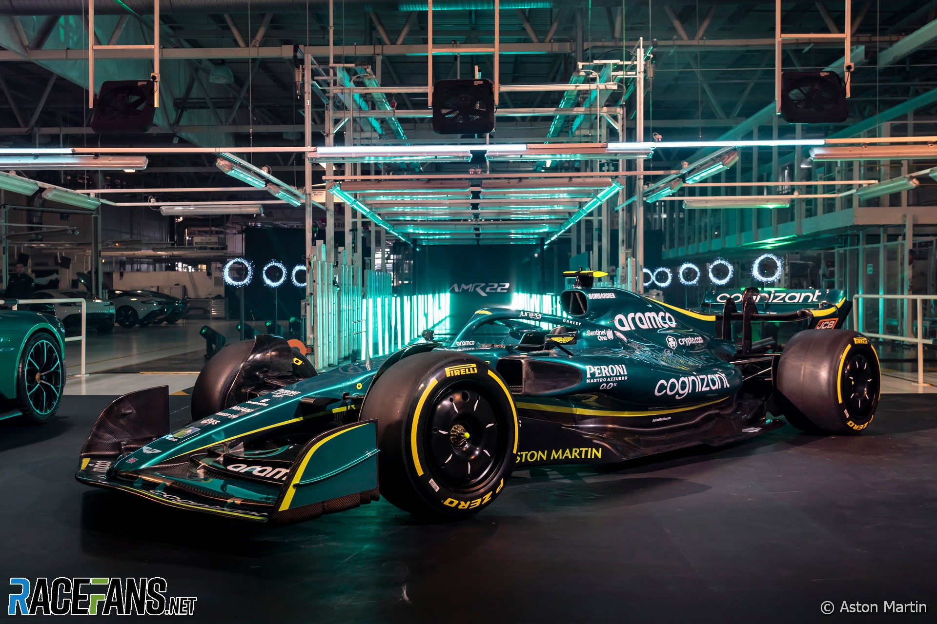 First picture: Aston Martin reveals its new F1 car for 2022 · RaceFans