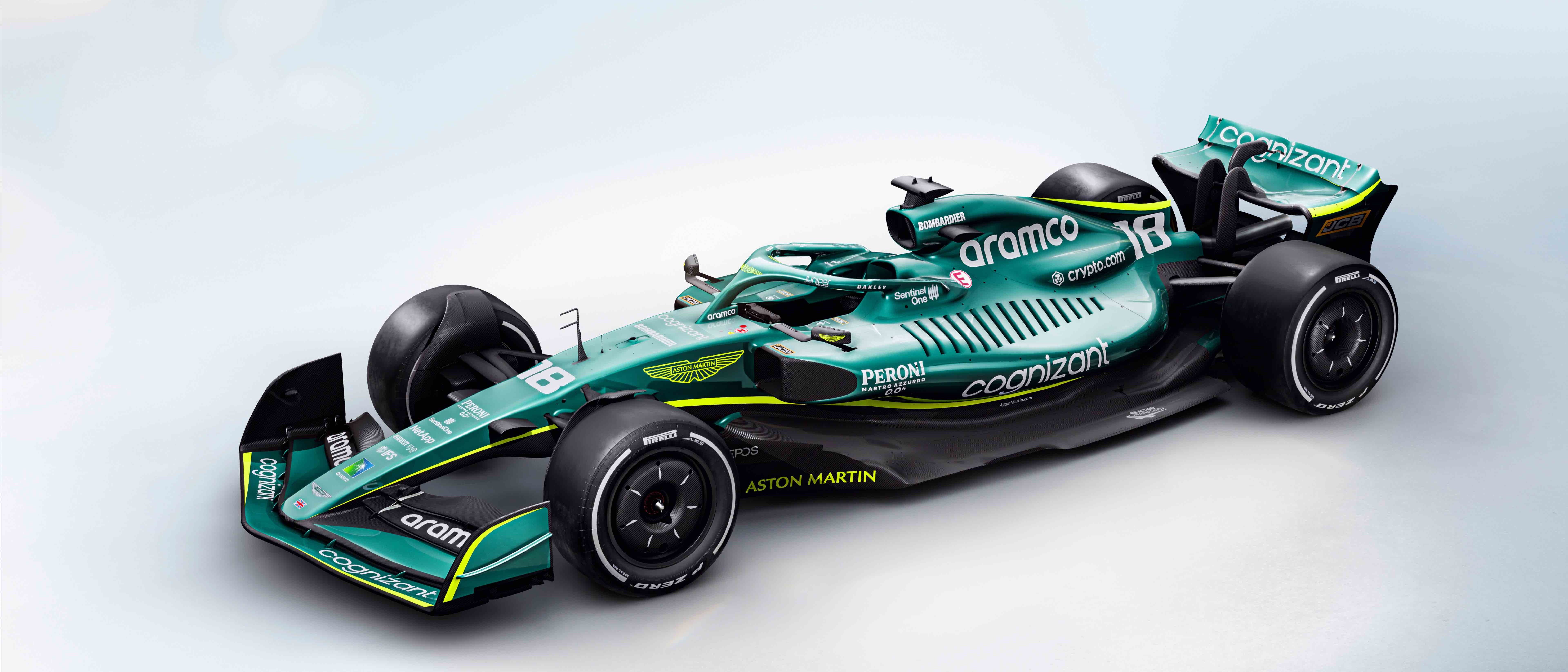 High resolution image of the Aston Martin AMR22