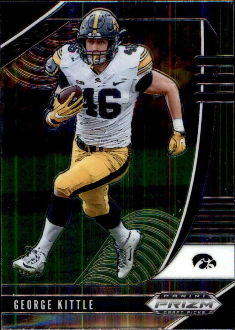 Panini Prizm Draft Picks George Kittle Iowa Hawkeyes Football Card, Collectibles & Fine Art