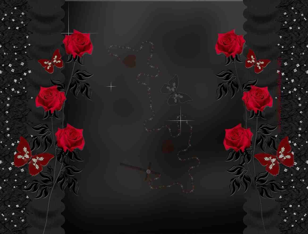 Gothic Roses Wallpaper Free Gothic Roses Background
