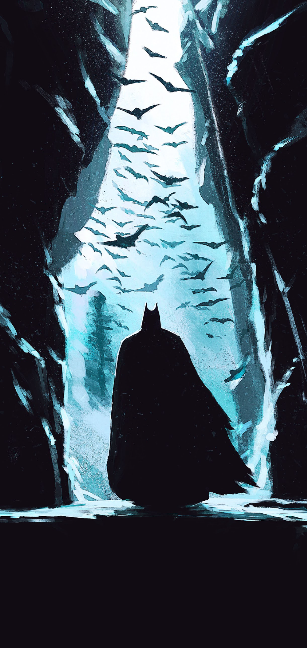 Batman cave black amoled wallpaper. Batman, Wallpaper, Cool background