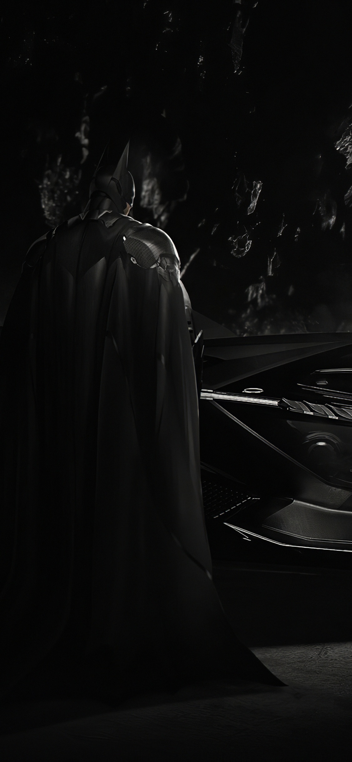 Batman Wallpaper 4K, Batmobile, Batcave, Graphics CGI