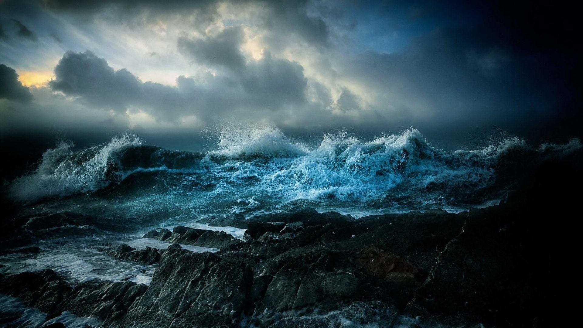Stormy Sea Wallpaper Free Stormy Sea Background