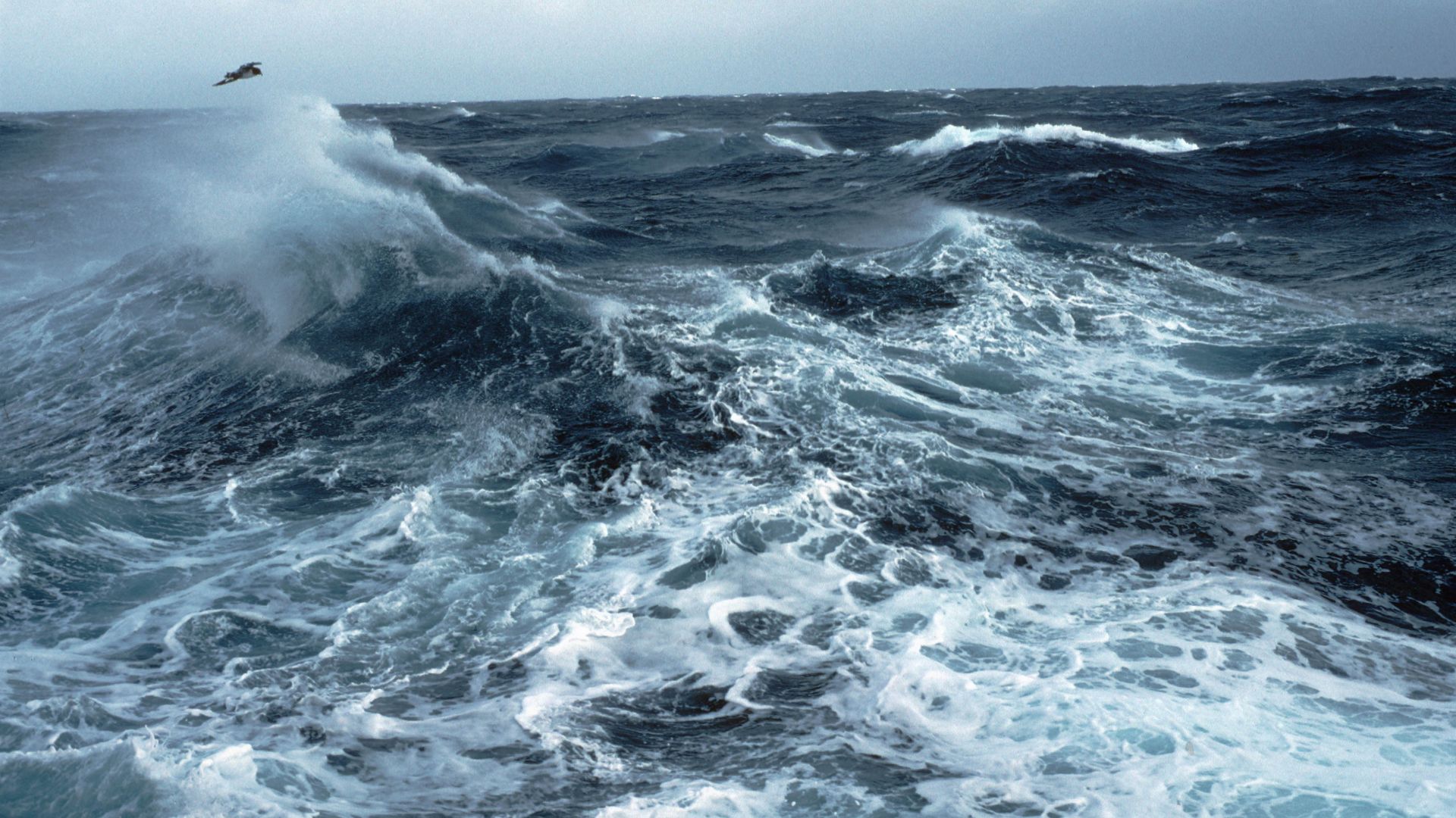 Desktop Wallpaper Rough Seas In The Southern Ocean, HD Image, Picture, Background, Ty4dlf