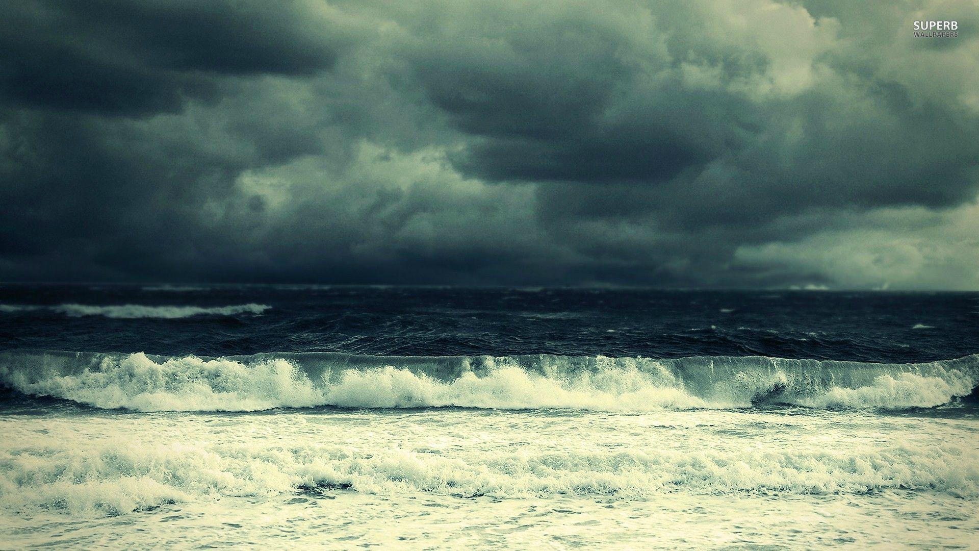 Stormy Beach Wallpaper Free Stormy Beach Background