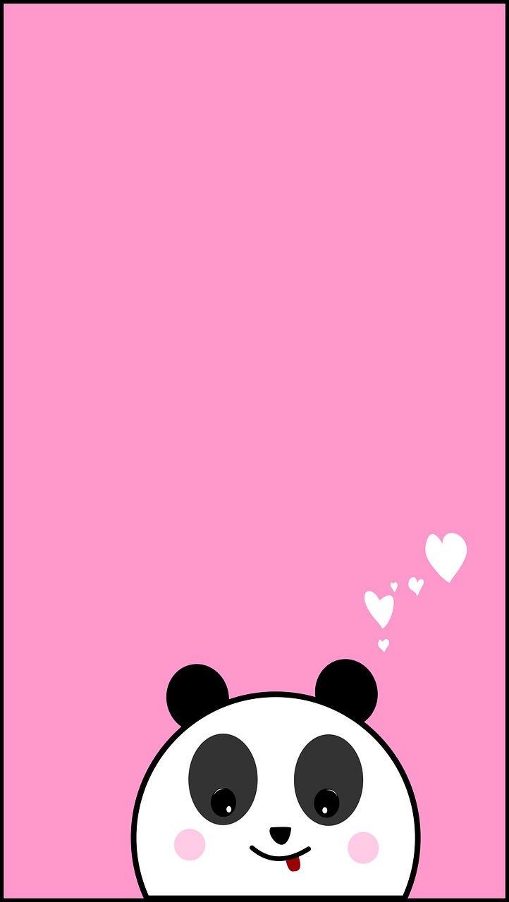 Wallpaper Pink Panda