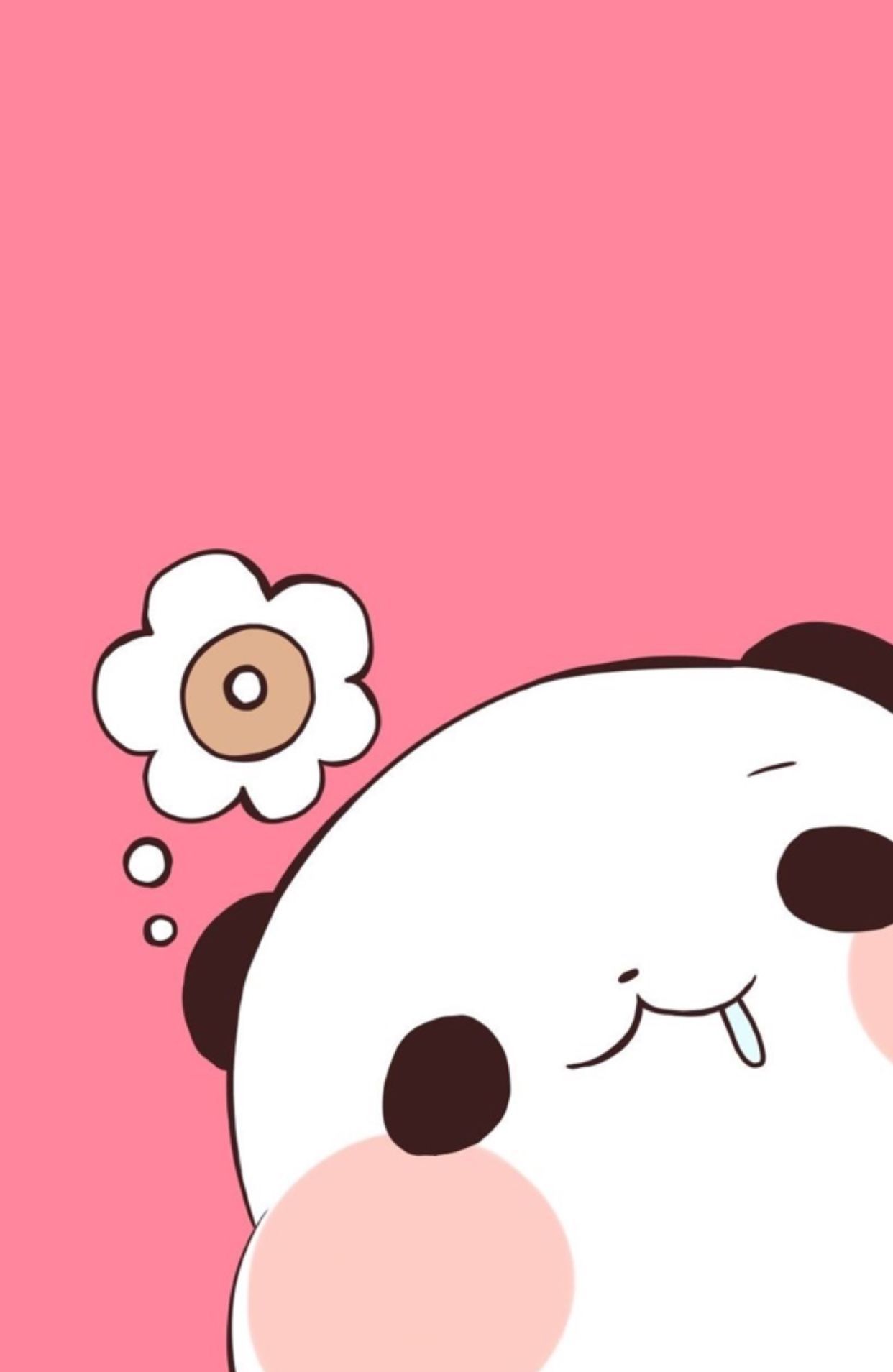 Kawaii Pink Panda Wallpapers - Wallpaper Cave