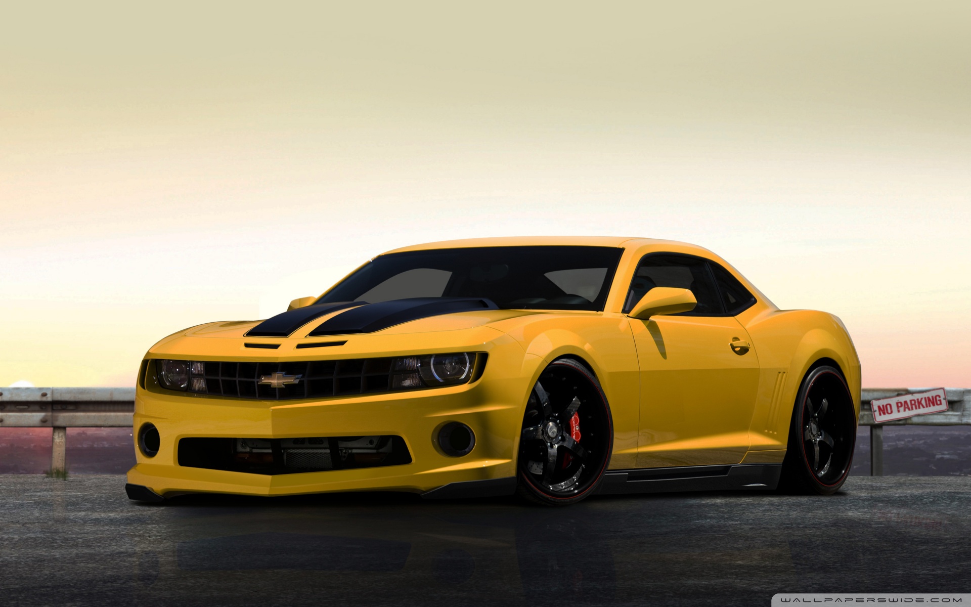 Chevrolet Camaro Yellow Ultra HD Desktop Background Wallpaper for 4K UHD TV, Widescreen & UltraWide Desktop & Laptop, Multi Display, Dual Monitor, Tablet