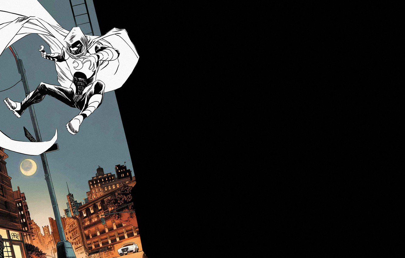 Give Your Desktop a New Look Today with Moon Knight Wallpaper 